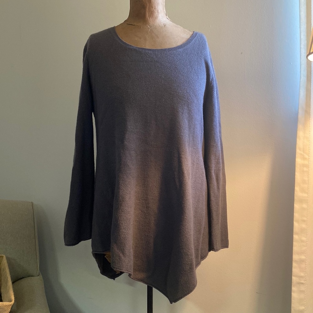 Joie Cashmere Asymmetrical Brown Sweater